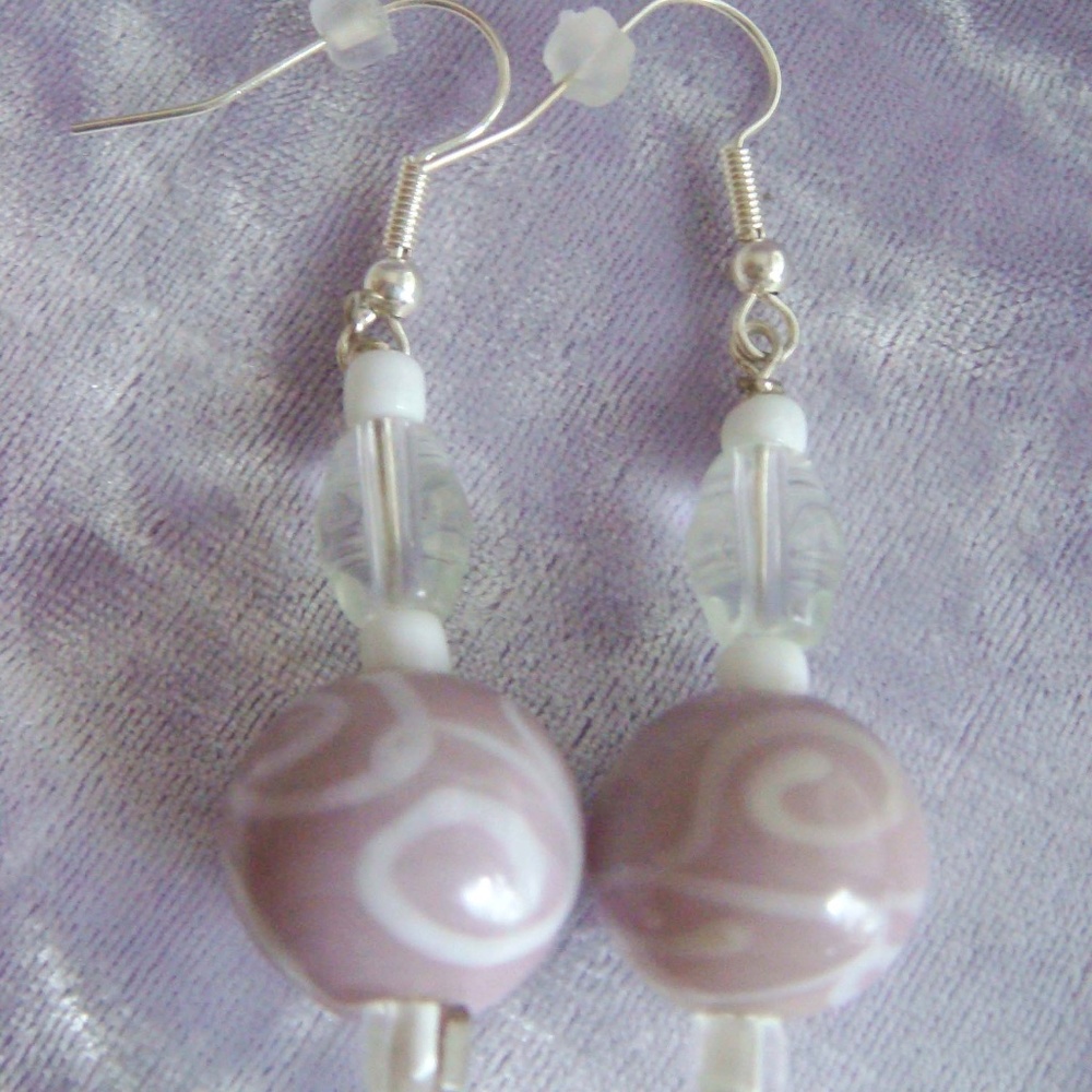 Pastel Lavender Earrings